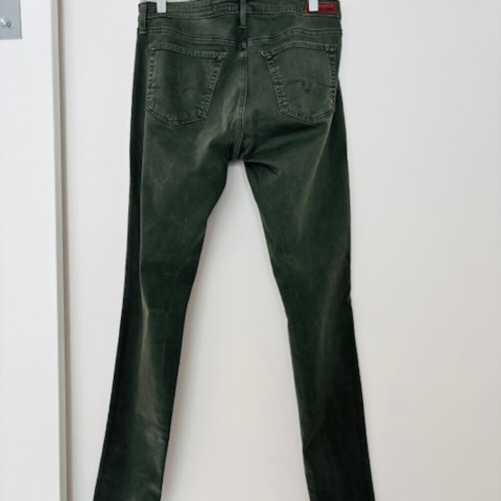 AG Adriano Goldschmied THE LEGGING SUPER SKINNY green size 30R - Picture 3 of 5